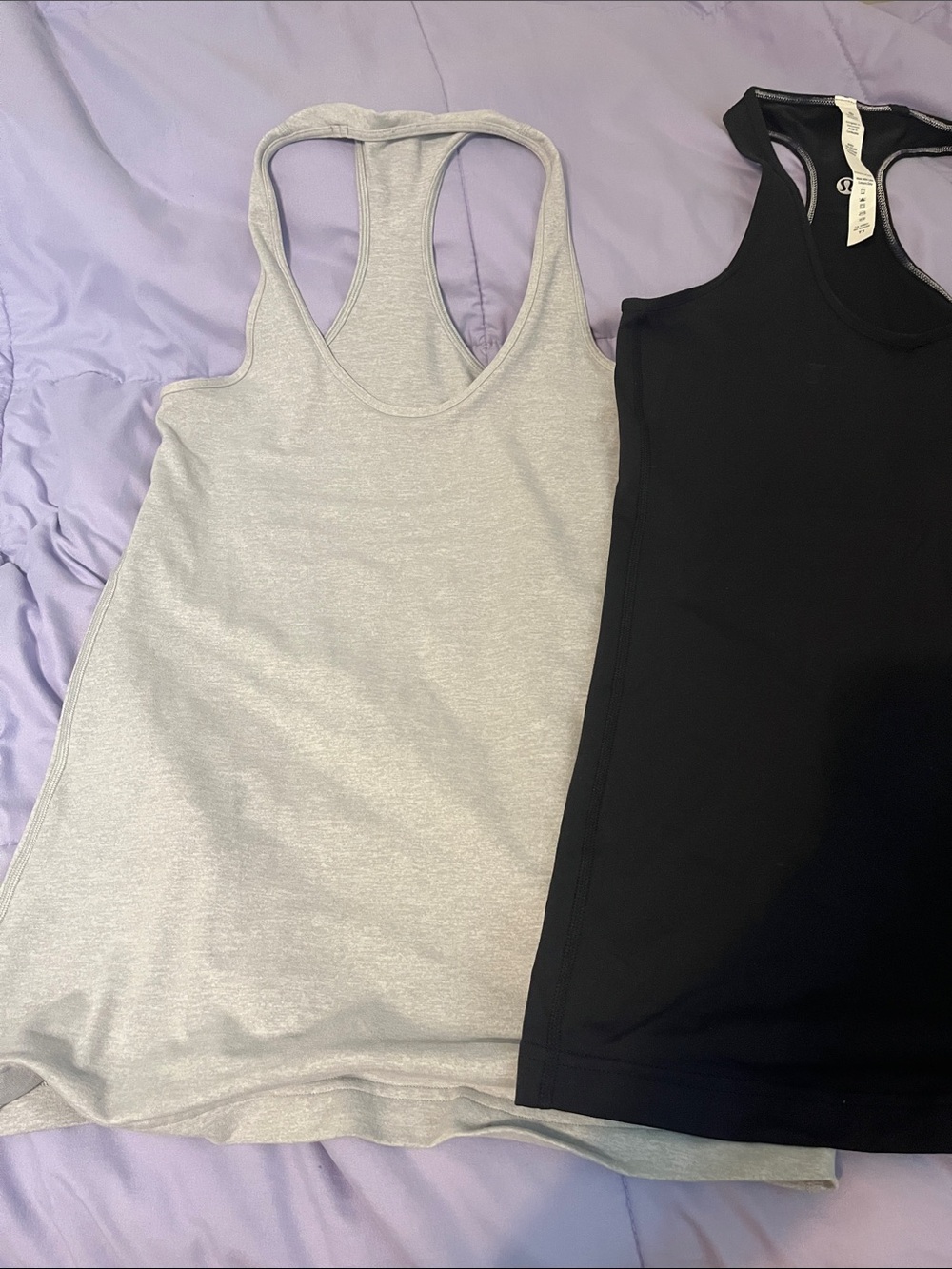 lululemon athletica Black Racerback Tank (bundle)